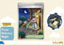 make cute doodle pokemon trainer tcg card illustration